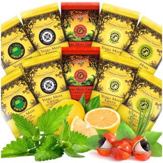 YERBA MATE MIX (10 x 50 g) 500 g - YERBA MATE GREEN
