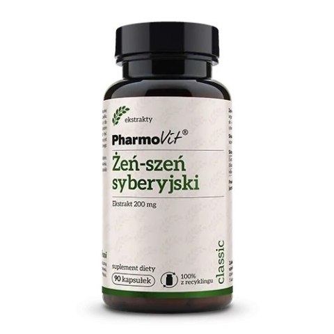 ŻEŃ-SZEŃ SYBERYJSKI (200 mg) BEZGLUTENOWY 90 KAPSUŁEK - PHARMOVIT (CLASSIC)