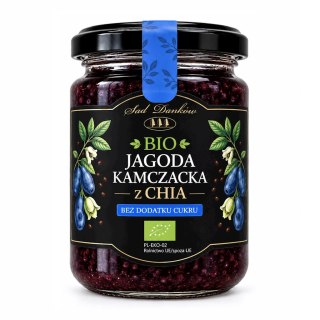 JAGODA KAMCZACKA Z CHIA BEZ DODATKU CUKRÓW BIO 240 g - SAD DANKÓW