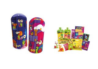 KAPSUŁA: PRZEKĄSKI OWOCOWE Z ZABAWKĄ I NAKLEJKĄ BEZ DODATKU CUKRU 324 g - BOB SNAIL (PRODUKT SEZONOWY)