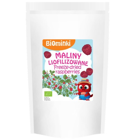MALINY LIOFILIZOWANE BIO 30 g - BIOMINKI