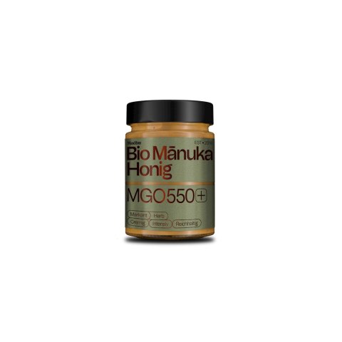 MIÓD MANUKA MGO 550+ BIO 250 g - BIO MANUKA