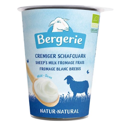 OWCZY KREMOWY SEREK NATURALNY BIO 400 g - BERGERIE