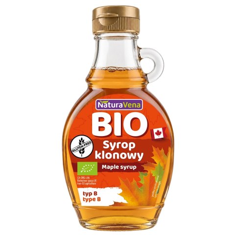 SYROP KLONOWY B BEZGLUTENOWY BIO 250 g (189 ml) - NATURAVENA
