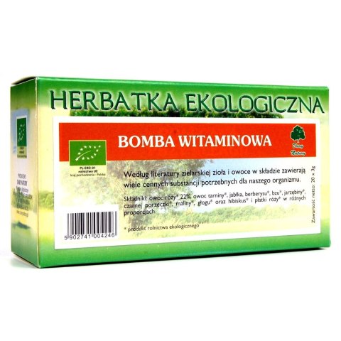 HERBATKA BOMBA WITAMINOWA BIO (25 x 3 g) 75 g - DARY NATURY