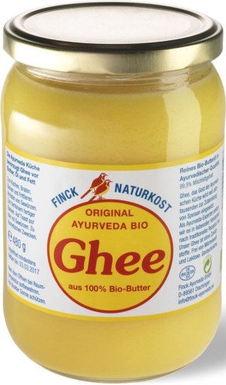 MASŁO KLAROWANE GHEE BIO 480 g (527 ml) - FINCK AYURVEDA