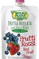 MUS JABŁKO - CZERWONE OWOCE BEZ DODATKU CUKRÓW BIO 100 g - FRULLA