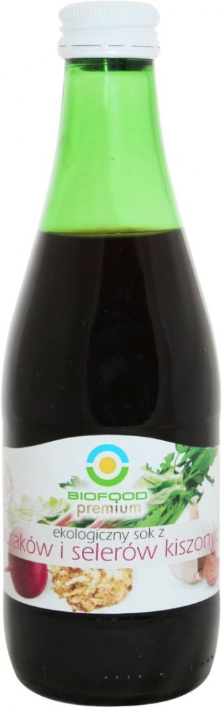 SOK Z BURAKÓW I SELERÓW KISZONYCH NFC BEZGLUTENOWY BIO 300 ml - BIOFOOD