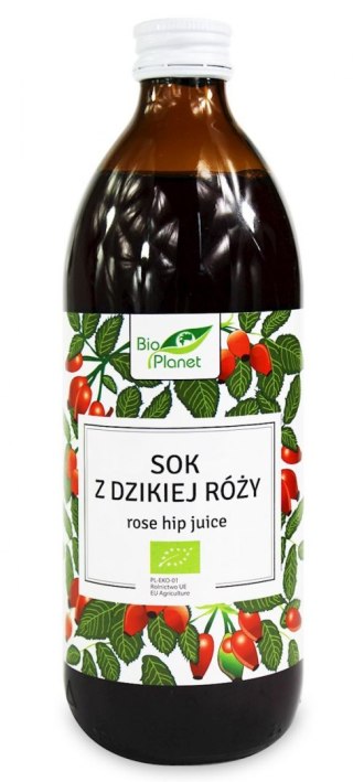 SOK Z DZIKIEJ RÓŻY BIO 500 ml - BIO PLANET