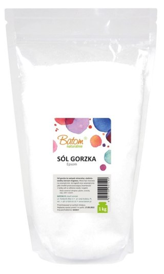 SÓL GORZKA EPSOM (KĄPIELOWA) 1 kg - BATOM