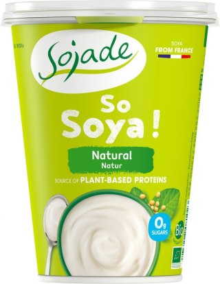PRODUKT SOJOWY NATURALNY BEZ CUKRU BEZGLUTENOWY BIO 400 g - SOJADE