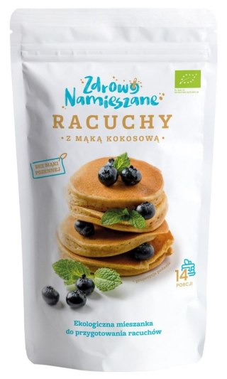 MIESZANKA NA RACUCHY Z MĄKĄ KOKOSOWĄ BEZGLUTENOWA BIO 210 g - ZDROWO NAMIESZANE
