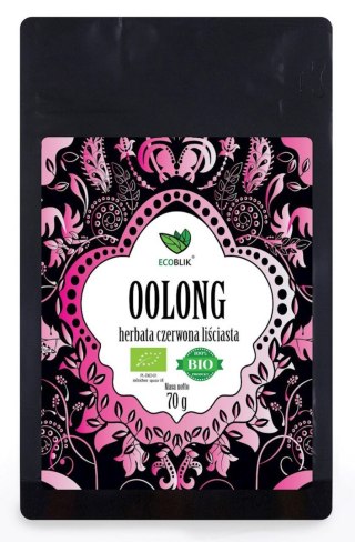 HERBATA CZERWONA LIŚCIASTA OOLONG BIO 70 g - ECOBLIK