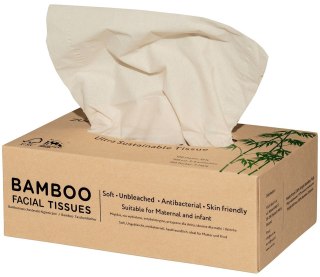 CHUSTECZKI BAMBUSOWE 3 - WARSTWOWE 100 szt. (KARTON) - ZUZII
