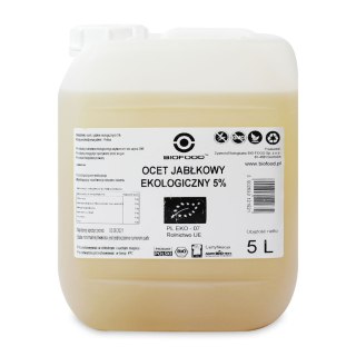 OCET JABŁKOWY 5 % NIEFILTROWANY BIO 5 L - HORECA (BIOFOOD)