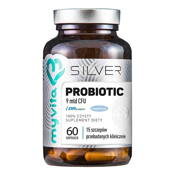 Probiotic 9 MLD kultur bakterii 60 kapsułek MyVita Silver EkoIdea